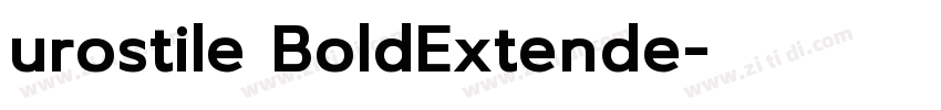urostile BoldExtende字体转换